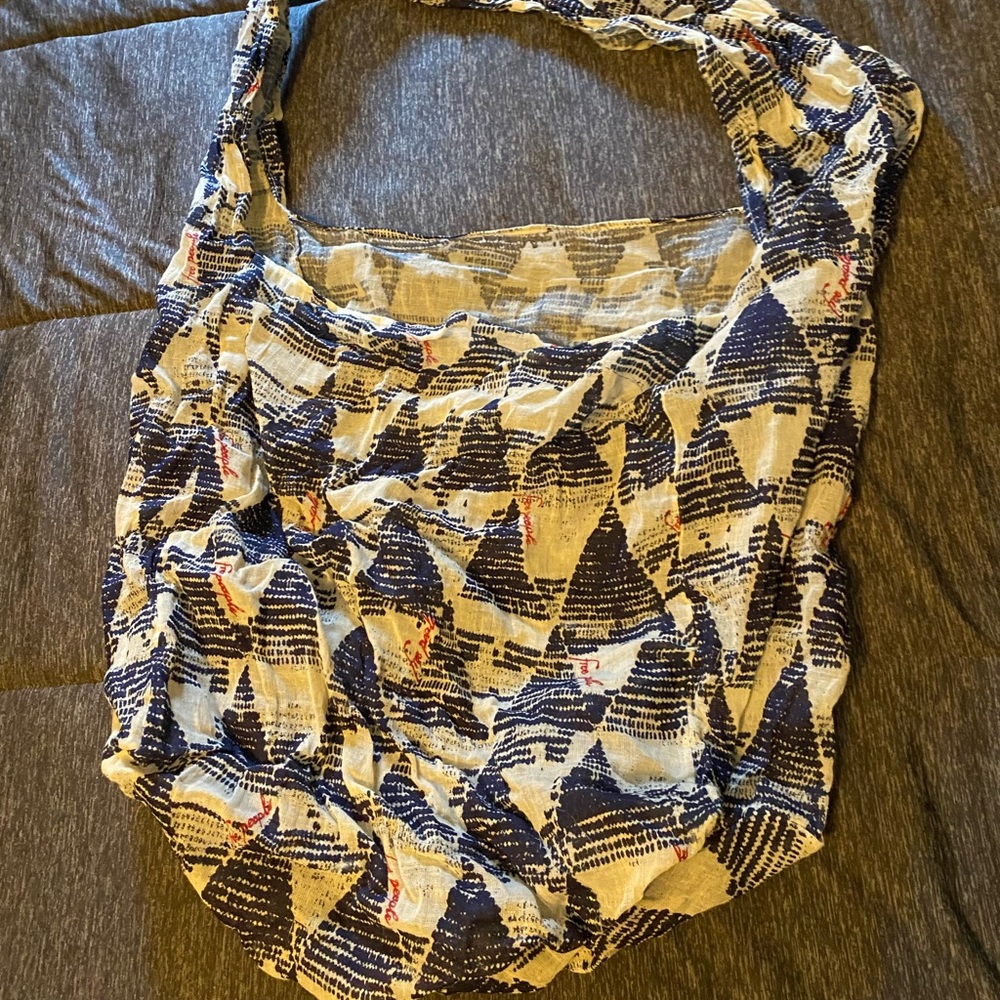 3/$20 Free People shopping bag vintage Y2K